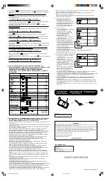 Preview for 2 page of Sharp ELSIMATE EL-W211G Operation Manual