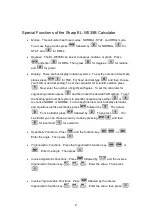 Preview for 6 page of Sharp ELW535B - WriteView Scientific Calculator Operation Manual