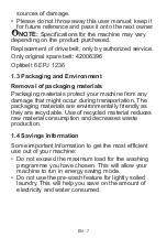 Preview for 10 page of Sharp ES-HFB914AWA-DE User Manual