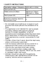 Preview for 4 page of Sharp ES-NFA6102WD-UA User Manual