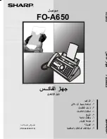 Preview for 186 page of Sharp FO-A650 Operation Manual