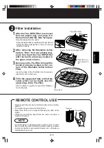 Preview for 13 page of Sharp FP-N40CX - Plasmacluster Ion Air Purifier Operation Manual