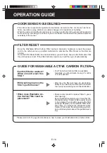 Preview for 20 page of Sharp FP-N40CX - Plasmacluster Ion Air Purifier Operation Manual