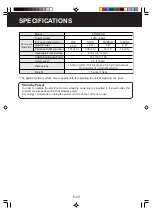 Preview for 22 page of Sharp FP-N40CX - Plasmacluster Ion Air Purifier Operation Manual