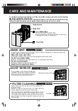 Preview for 12 page of Sharp FP-P35CX - HEPA Air Purifier Operation Manual