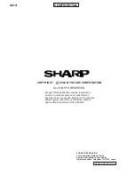 Preview for 146 page of Sharp GX10i Service Manual