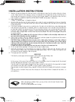 Preview for 5 page of Sharp HEALSLO AX-1700R Operation Manual