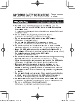 Preview for 4 page of Sharp IG-EX20B Operation Manual