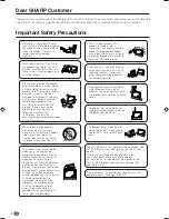 Preview for 3 page of Sharp LC-20SH3H Operation Manual