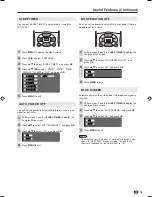 Preview for 20 page of Sharp LC-20SH3H Operation Manual