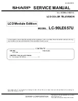 Preview for 131 page of Sharp LC-90LE657U Service Manual