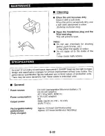 Preview for 39 page of Sharp MD-MS100H Operation Manual