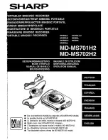 Sharp MD-MS701H2 Operation Manual preview