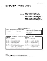 Preview for 43 page of Sharp MD-MT821(GL) Service Manual