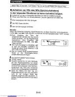 Preview for 22 page of Sharp MD-T60H (German) Operation Manual