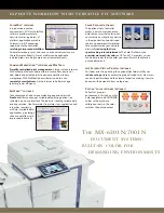 Preview for 11 page of Sharp MX-6201N Series Specifications