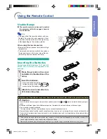 Preview for 17 page of Sharp Notevision PG-A20X Operation Manual