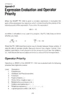 Preview for 304 page of Sharp PC-1360 Operation Manual