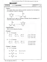 Preview for 86 page of Sharp PC-1500 Applications Manual