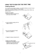 Preview for 9 page of Sharp PC-E500 Operation Manual