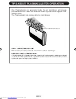 Preview for 14 page of Sharp Plasmacluster GS-XP07ER Operation Manual