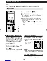 Preview for 16 page of Sharp Plasmacluster GS-XP07ER Operation Manual