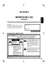 Preview for 55 page of Sharp PN-655RU Operation Manual