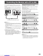 Preview for 41 page of Sharp PN-E802 Professional Operation Manual