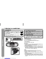 Preview for 22 page of Sharp QT-MP3W Operation Manual