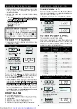 Preview for 11 page of Sharp R-330E Operation Manual