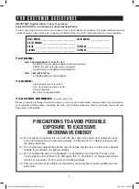 Preview for 2 page of Sharp R-331ZS Operation Manual