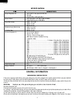 Preview for 6 page of Sharp R-405DK Service Manual