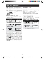 Preview for 10 page of Sharp R-408J Operation Manual