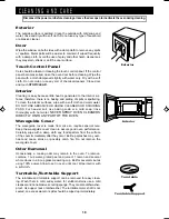 Preview for 20 page of Sharp R-420E Operation Manual