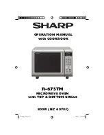 Preview for 1 page of Sharp R-67STM Operation Manual With Cookbook