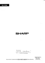 Preview for 16 page of Sharp RD-720H Service Manual