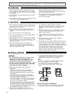 Preview for 2 page of Sharp SJ-211E Operation Manual