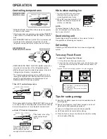 Preview for 4 page of Sharp SJ-211E Operation Manual