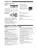 Preview for 5 page of Sharp SJ-244V Operation Manual