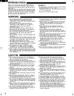 Preview for 2 page of Sharp SJ-260N Operation Manual