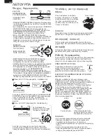 Preview for 30 page of Sharp SJ-300V Operation Manual