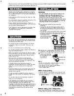 Preview for 8 page of Sharp SJ-580NLV Operation Manual