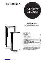 Sharp SJ-DK20T Operation Manual preview