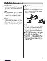 Preview for 5 page of Sharp SJ-FP910 Operation Manual