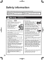 Preview for 30 page of Sharp SJ-GF60A Operation Manual