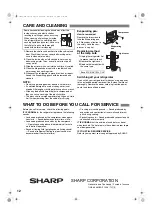 Preview for 12 page of Sharp SJ-P442N Operation Manual