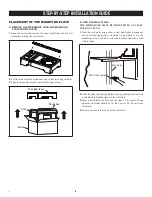 Preview for 6 page of Sharp SMO1461GS Installation Manual