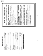 Preview for 2 page of Sharp SX51LF7 Service Manual