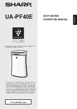 Preview for 3 page of Sharp UA-PF40E Operation Manual