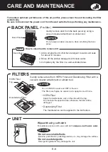 Preview for 12 page of Sharp UA-PF40E Operation Manual